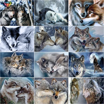 XUEQIXIAOZU 5D Diamond Painting Wolf Mosaic Cross Stitch Full Round Diamond Embroidery Animals Diamond Setting Home Decor Art
XUEQIXIAOZU 5D Diamond Painting Wolf Mosaic Cross Stitch Full Round Diamond Embroidery Animals Diamond Setting Home Decor Art