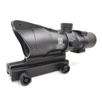Hunting Riflescope ACOG 4X32 Real Fiber Optical Scope Red Green Illuminated Etched Reticle Tactical Optical Sight
Hunting Riflescope ACOG 4X32 Real Fiber Optical Scope Red Green Illuminated Etched Reticle Tactical Optical Sight