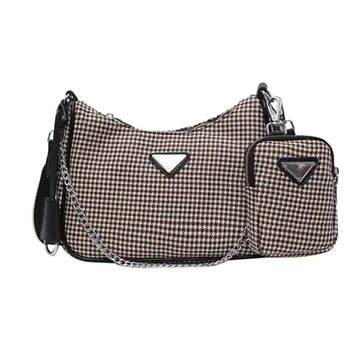 2020 High Quality Female Fashion Brand Design Bag Women Plaid Handbags Lady's Handbag Shoulder Crossbody Bags For Women 
2020 High Quality Female Fashion Brand Design Bag Women Plaid Handbags Lady's Handbag Shoulder Crossbody Bags For Women