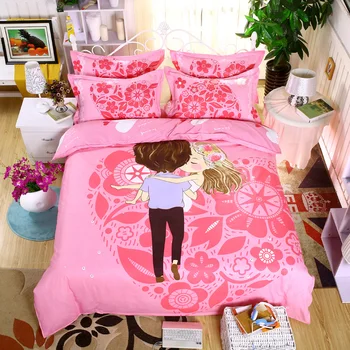 Princess Style Home Textiles Bedding Set 3/4PCS Bedclothes include Duvet Cover Bed Sheet Pillowcase Comforter Bed Linen
Princess Style Home Textiles Bedding Set 3/4PCS Bedclothes include Duvet Cover Bed Sheet Pillowcase Comforter Bed Linen
