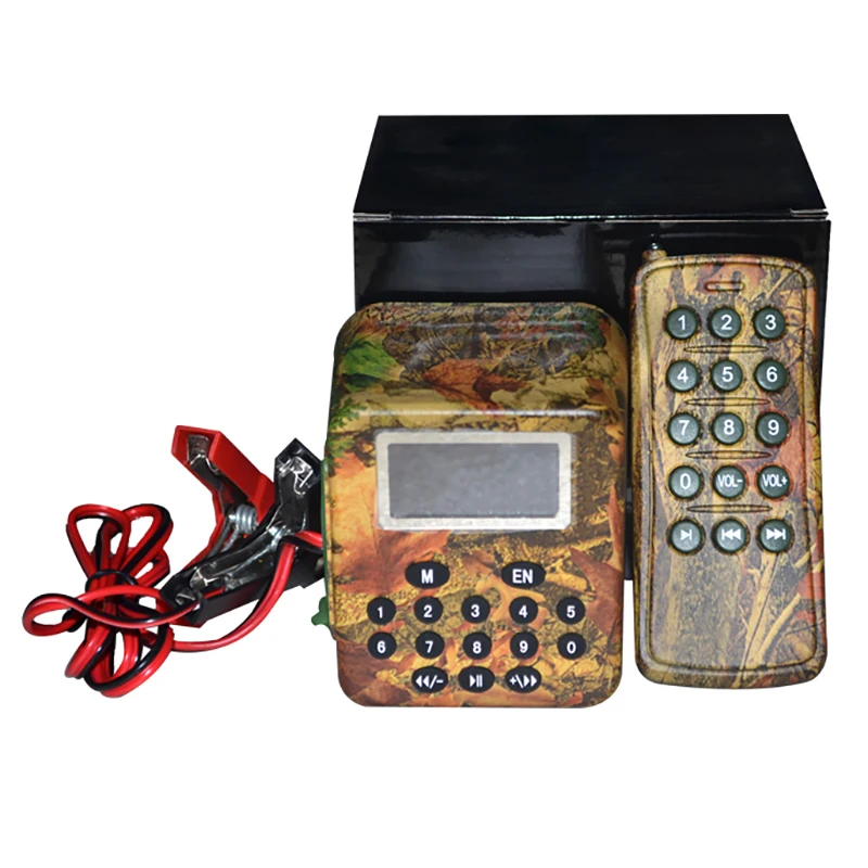 Outdoor 50W Hunting Device Bird Caller Goose Duck Decoy Sound MP3 Amplifier Wireless Remote + Timer ON/OFF Hunting Equipment
Outdoor 50W Hunting Device Bird Caller Goose Duck Decoy Sound MP3 Amplifier Wireless Remote + Timer ON/OFF Hunting Equipment