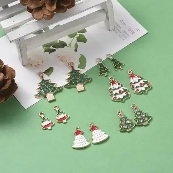 pandahall Christmas Theme Alloy Enamel Pendants Set Christmas Tree for Christmas Jewelry Making DIY Mixed Color 12pcs/set
pandahall Christmas Theme Alloy Enamel Pendants Set Christmas Tree for Christmas Jewelry Making DIY Mixed Color 12pcs/set