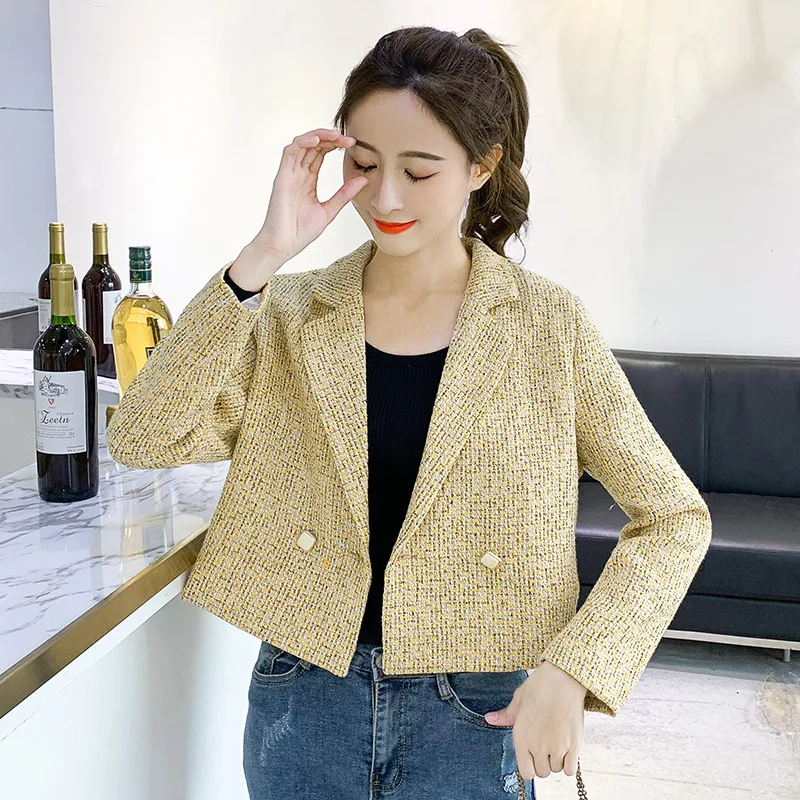 Photo Shoot 2019 New Style Woolen Coat Women's Spring And Autumn Popular Tops Very Fairy of Graceful Short Small Suit Fashion
Photo Shoot 2019 New Style Woolen Coat Women's Spring And Autumn Popular Tops Very Fairy of Graceful Short Small Suit Fashion