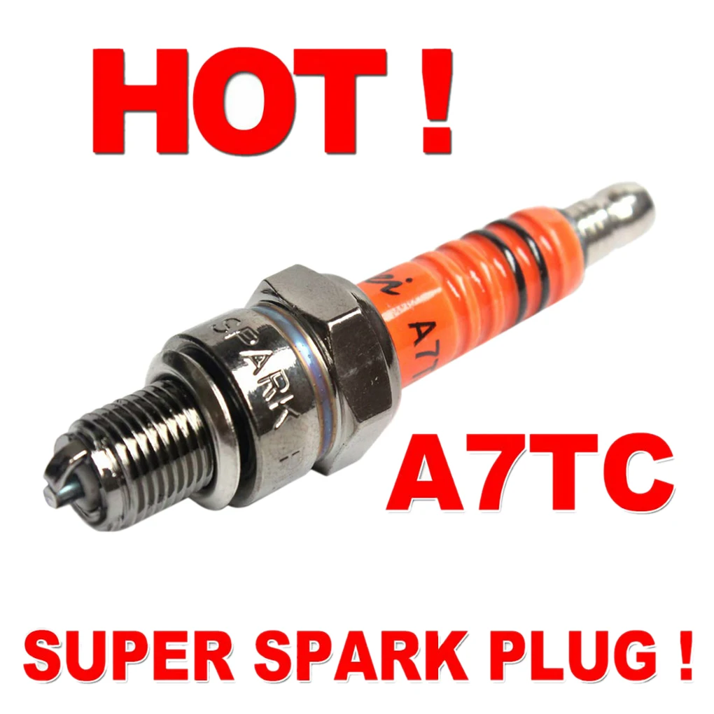 Spark Plug CR7HSA ATRTC High Performance 3-Electrode For GY6 Scooter Motorcycle 10mm Spark Plug Accessories
Spark Plug CR7HSA ATRTC High Performance 3-Electrode For GY6 Scooter Motorcycle 10mm Spark Plug Accessories