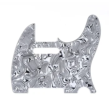 Musiclily 8 Hole Tele Guitar Pickguard for USA/Mexican Made Fender Standard Telecaster Modern Style, 4Ply Black White Shell
Musiclily 8 Hole Tele Guitar Pickguard for USA/Mexican Made Fender Standard Telecaster Modern Style, 4Ply Black White Shell