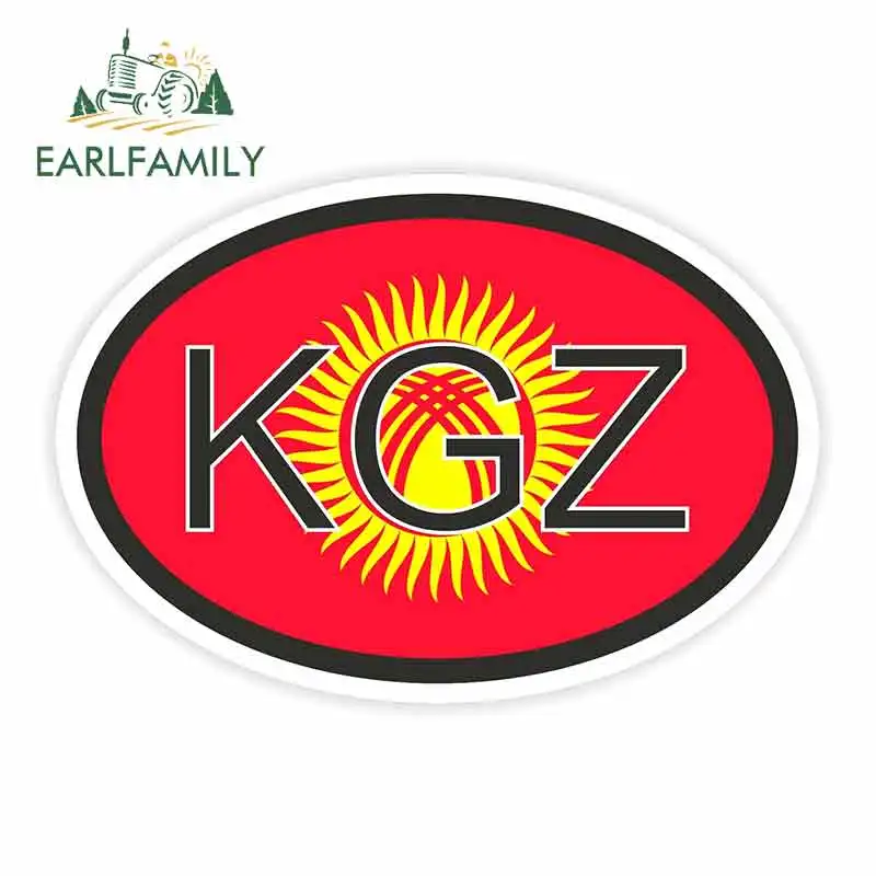 EARLFAMILY 13cm x 8.8cm for Kyrgyzstan Kgz Country Code Oval with Flag Car Stickers Vinyl Helmet RV VAN 3D JDM Car Accessories
EARLFAMILY 13cm x 8.8cm for Kyrgyzstan Kgz Country Code Oval with Flag Car Stickers Vinyl Helmet RV VAN 3D JDM Car Accessories