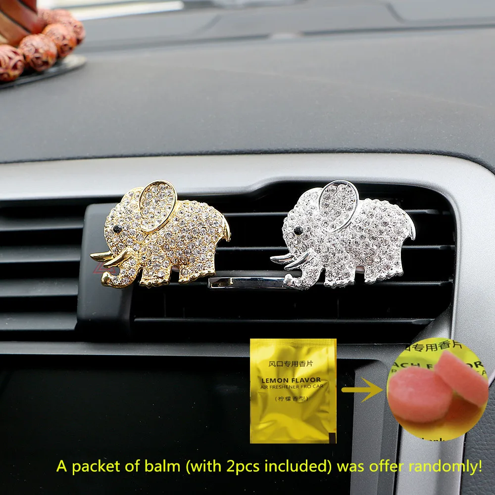 Car artificial diamond crystal elephant solid perfume car air outlet perfume clip air freshener car interior accessories 
Car artificial diamond crystal elephant solid perfume car air outlet perfume clip air freshener car interior accessories