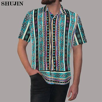 Ethnic Style Print Men Casual Shirt Lapel Neck Streetwear Short Sleeve Tops 2020 Loose Tropical Hawaiian Shirt Men
Ethnic Style Print Men Casual Shirt Lapel Neck Streetwear Short Sleeve Tops 2020 Loose Tropical Hawaiian Shirt Men