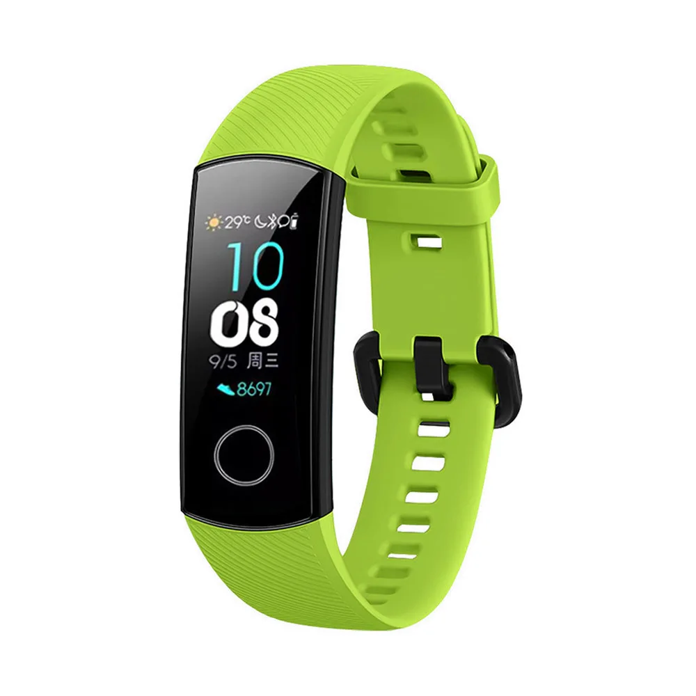 Силиконовый ремешок для часов huawei Honor Band 4 5 фитнес трекер сменный Браслет