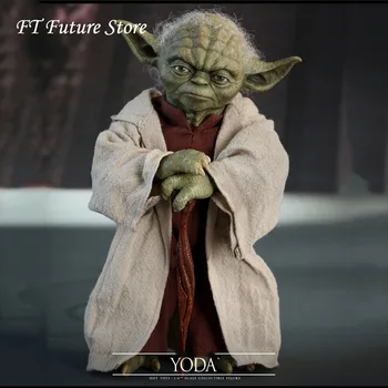 

Collectible In Stock HOT TOYS HT 1/6 MMS495 Episode II: Attack of the Clones Yoda Full Set Action Figure Model for Fans Gifts