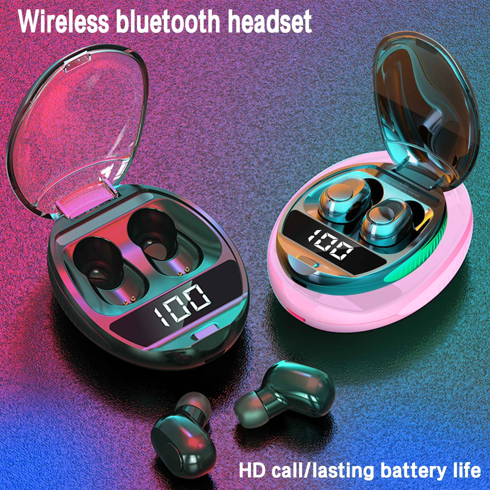 Новый L30 наушники вкладыши TWS Bluetooth 5 0 мини Беспроводные цифровые зарядным