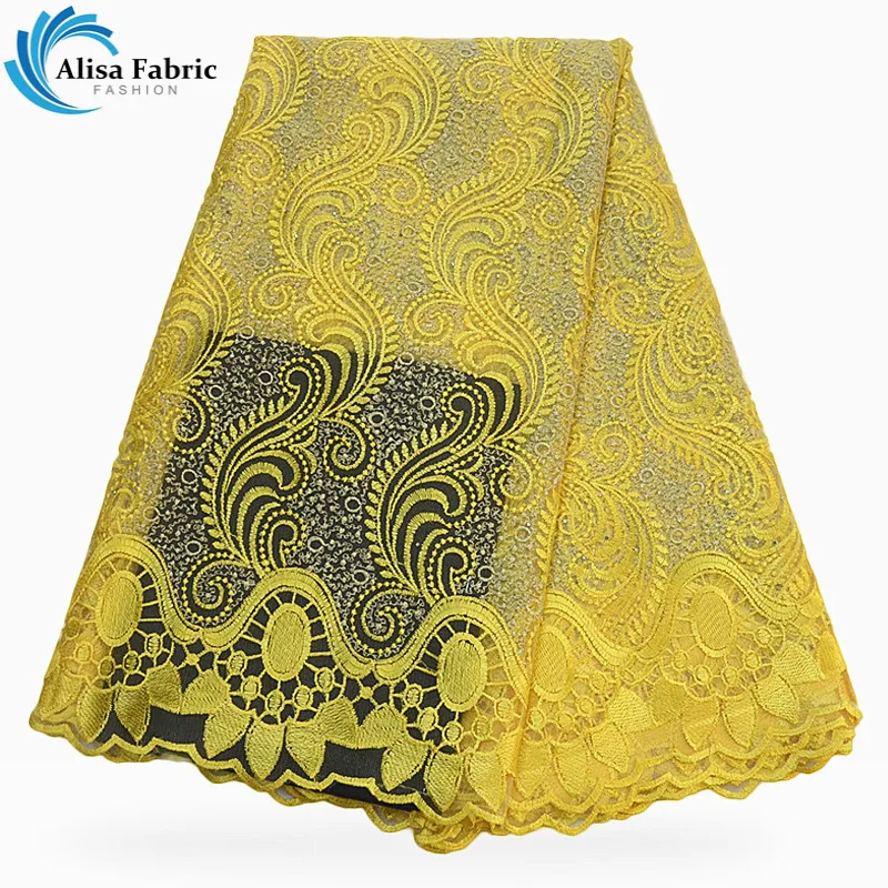 Yellow Color African Mesh Lace Fabrics High Quality Nigerian Lace With Stones French Net Lace Fabric 5 Yards/pcs For Party dress
Yellow Color African Mesh Lace Fabrics High Quality Nigerian Lace With Stones French Net Lace Fabric 5 Yards/pcs For Party dress