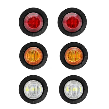 6Pcs/set 12V 3/4" Mini Black Smoked Amber Red White Spot Side Marker Trailer Boat Bullet Lights
6Pcs/set 12V 3/4" Mini Black Smoked Amber Red White Spot Side Marker Trailer Boat Bullet Lights