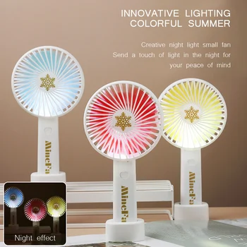 USB Rechargable Mini Fans Electric Portable Hold Small Fans Household Electrical Appliances Desktop Electric Fan With Light 
USB Rechargable Mini Fans Electric Portable Hold Small Fans Household Electrical Appliances Desktop Electric Fan With Light