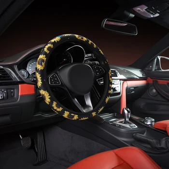 Sunflower Pattern Car Steering Wheel Cover Shoulder Cover Center Console Box Armrest Pad Neoprene Comfortable Breathable TXTB1
Sunflower Pattern Car Steering Wheel Cover Shoulder Cover Center Console Box Armrest Pad Neoprene Comfortable Breathable TXTB1