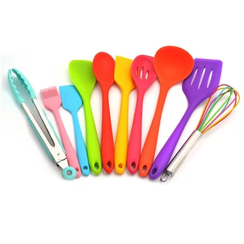 10 Pcs Heat Resistant Silicone Cookware Set Nonstick Cooking Tools Kitchen Baking Tool Kit Utensils Kitchen Accessories
10 Pcs Heat Resistant Silicone Cookware Set Nonstick Cooking Tools Kitchen Baking Tool Kit Utensils Kitchen Accessories