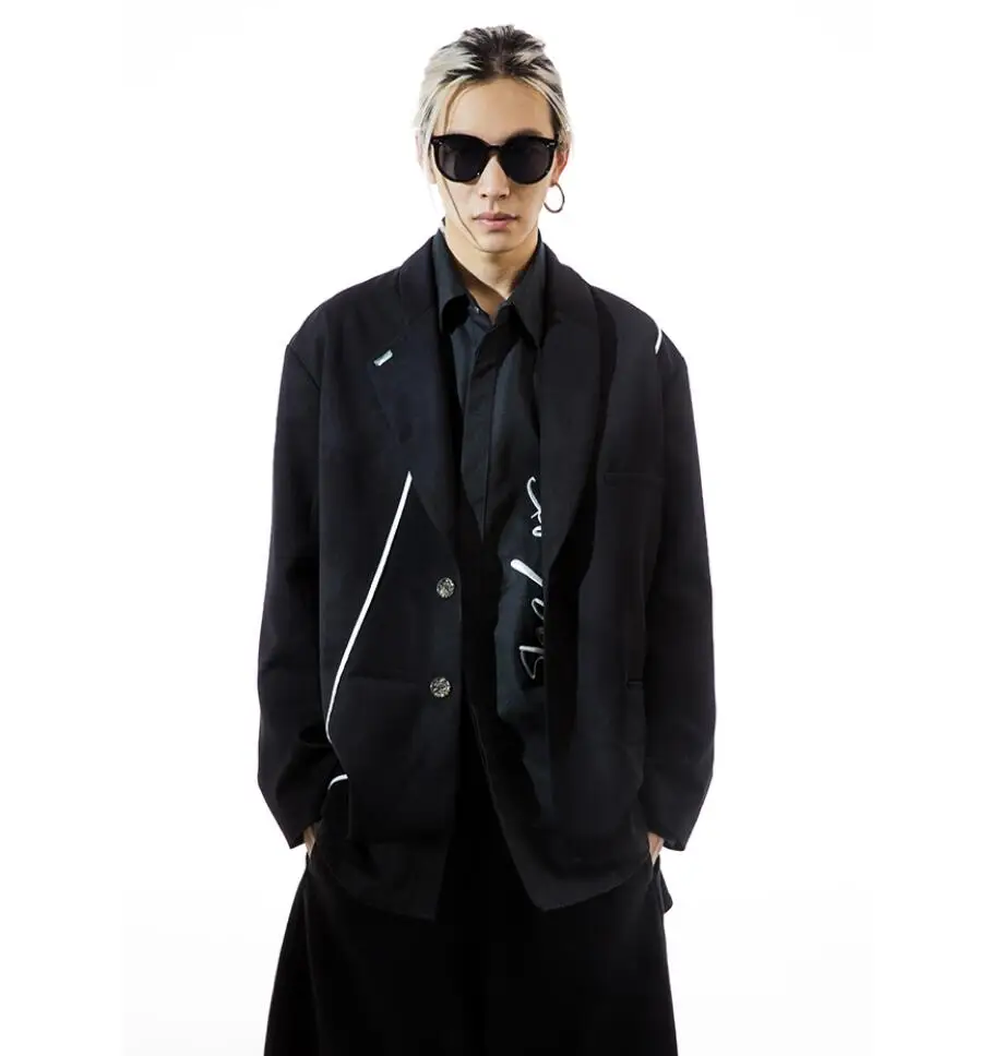 XS-5XL New 2020 Men's clothing hair stylist Catwalk Deconstructed tailored relaxed Blazer personalized Suit plus size costumes
XS-5XL New 2020 Men's clothing hair stylist Catwalk Deconstructed tailored relaxed Blazer personalized Suit plus size costumes