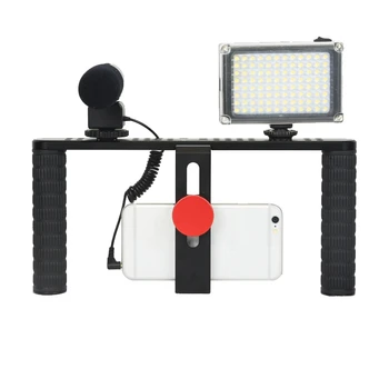 Handheld Stabilizer Stand Phone Cage Filmmaking Case Mobile Phone Photography Video Follow-Up Stand for iPhone Android
Handheld Stabilizer Stand Phone Cage Filmmaking Case Mobile Phone Photography Video Follow-Up Stand for iPhone Android