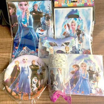 Disney Frozen Children's Disposable Tableware Set for Birthday PartyGift Bag Paper Cup Paper Tissue Straw Party Decoration 4
Disney Frozen Children's Disposable Tableware Set for Birthday PartyGift Bag Paper Cup Paper Tissue Straw Party Decoration 4