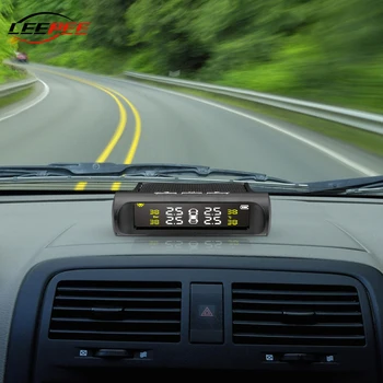 LEEPEE TPMS Car Tire Pressure Monitor System Sensors Auto Digital LCD Display Car Accessories Alarm Intelligent Solar Power USB
LEEPEE TPMS Car Tire Pressure Monitor System Sensors Auto Digital LCD Display Car Accessories Alarm Intelligent Solar Power USB