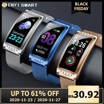 F28 Female Bracelet 1.08 Color Screen Heart Rate Sphygmomanometer Step Physiological Cycle IP68 Waterproof Smart Watch
F28 Female Bracelet 1.08 Color Screen Heart Rate Sphygmomanometer Step Physiological Cycle IP68 Waterproof Smart Watch