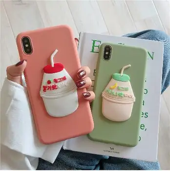 Cartoon Fruit Pattern Phone Case For Phone 8 7 Plus 6 6s Cover Ultra Thin 3D Milk Tea Cases For PhoneX XS MAX XR Couple Fundas 
Cartoon Fruit Pattern Phone Case For Phone 8 7 Plus 6 6s Cover Ultra Thin 3D Milk Tea Cases For PhoneX XS MAX XR Couple Fundas