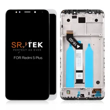 SRJTEK Pour Xiaomi Redmi 5 Plus LCD avec Cadre 10 Écran Tactile pour Redmi 5 Plus Affichage Numériseur Remplacement Pièces De Rechange=