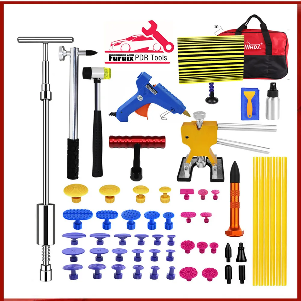 PDR TOOLS KIT Paintless Dent Removal Puller Lifter PDR Tools Line Board Repair Hammer Hail Kit
PDR TOOLS KIT Paintless Dent Removal Puller Lifter PDR Tools Line Board Repair Hammer Hail Kit