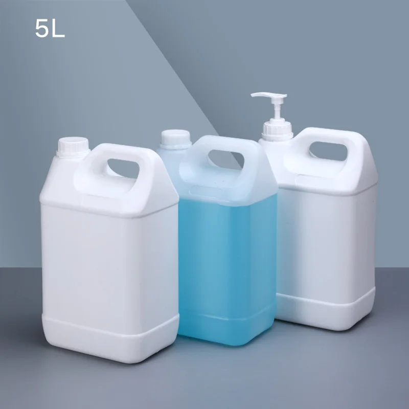 UMETASS 5 литровая квадратная пластиковая бутылка для галлонов HDPE канистра с