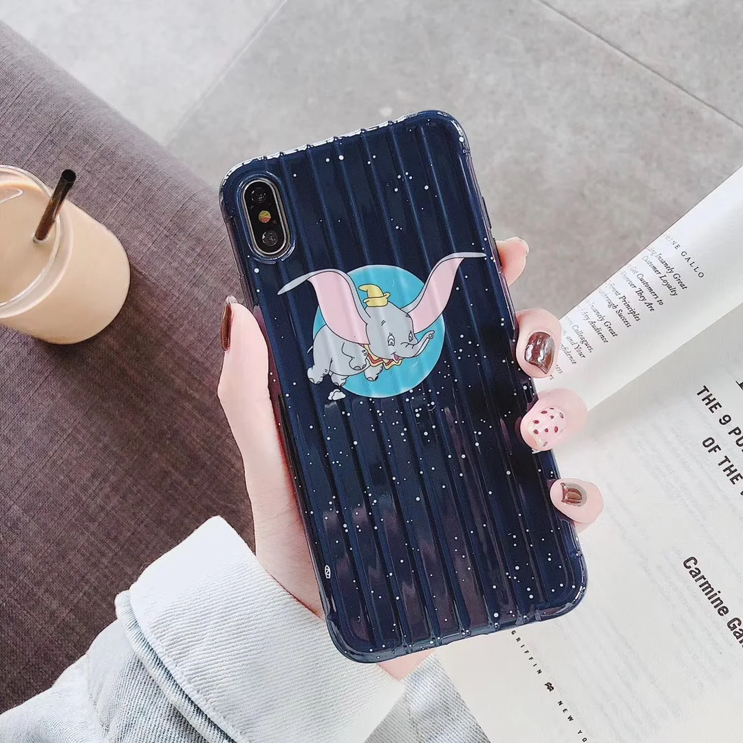 For Iphone X 6 6s 7 8 Plus Luxury Suitcase Cute Flying Elephant Cover for Iphone X Xr Xs Max Luxury High Quality Luggage Case
For Iphone X 6 6s 7 8 Plus Luxury Suitcase Cute Flying Elephant Cover for Iphone X Xr Xs Max Luxury High Quality Luggage Case