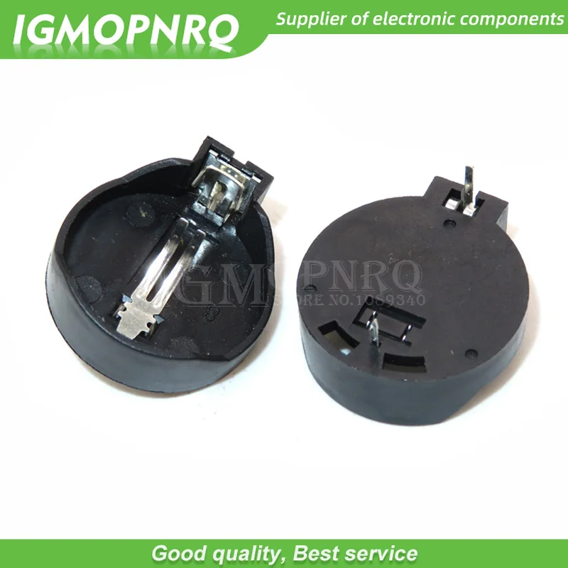 10PCS CR2025 Battery Button Cell Holder Socket Case CR2032 battery holder 2032 | Электронные компоненты и