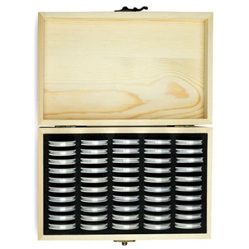 Wooden Coin Case Storage Box Adjustable Antioxidative Wooden Commemorative Coin Collection Case Container with Adjustment Pad
Wooden Coin Case Storage Box Adjustable Antioxidative Wooden Commemorative Coin Collection Case Container with Adjustment Pad
