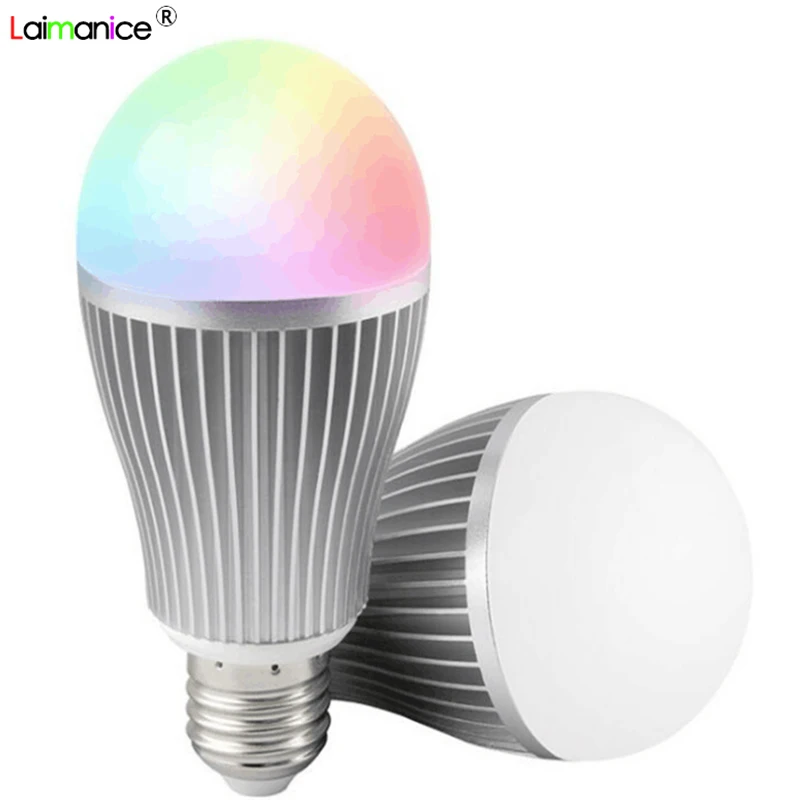 Умная Светодиодная лампа Mi светильник 9W RGB + CCT 2 4G E27 RGBWW с регулировкой температуры