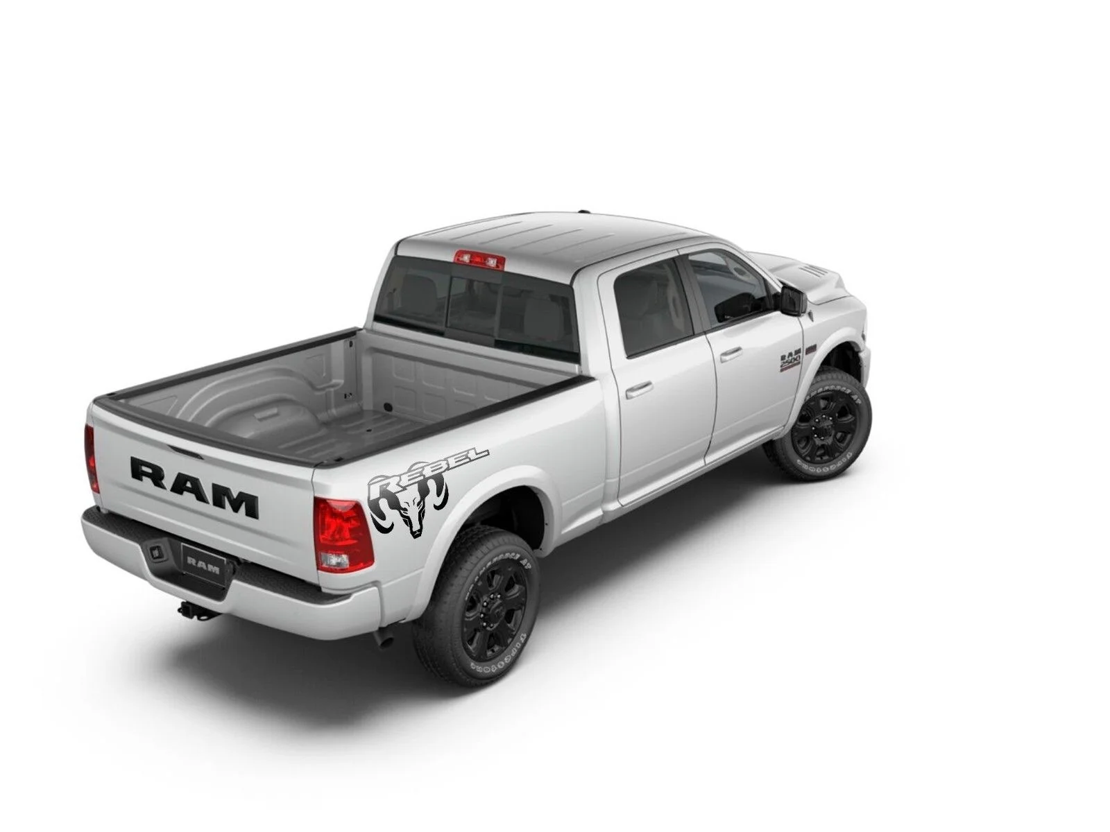 Dodge Ram mk4 1500 Rebel side bed graphics stripe decal 1