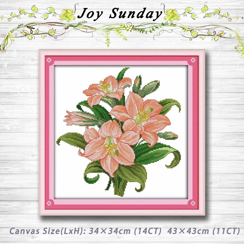 Lily pink flower Patterns Counted Cross Stitch 11CT 14CT Cross Stitch Sets Embroidery Home Decor Needlework chinese cross stitch
Lily pink flower Patterns Counted Cross Stitch 11CT 14CT Cross Stitch Sets Embroidery Home Decor Needlework chinese cross stitch