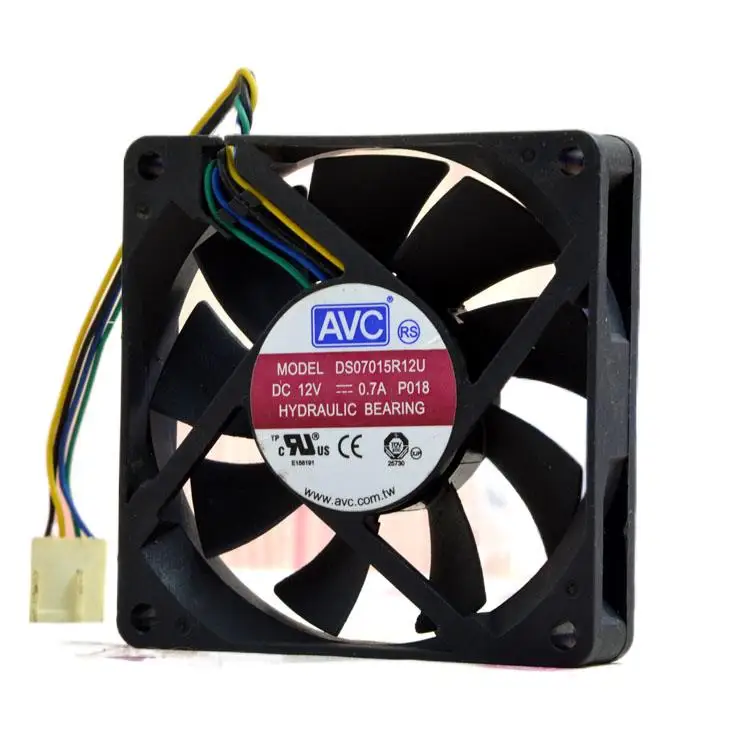 Вентилятор ЦП AVC Ds07015r12u 7015, 7 см, 12 В, а, 4 провода, AMD, предназначенный для контроля температуры
Вентилятор ЦП AVC Ds07015r12u 7015, 7 см, 12 В, а, 4 провода, AMD, предназначенный для контроля температуры