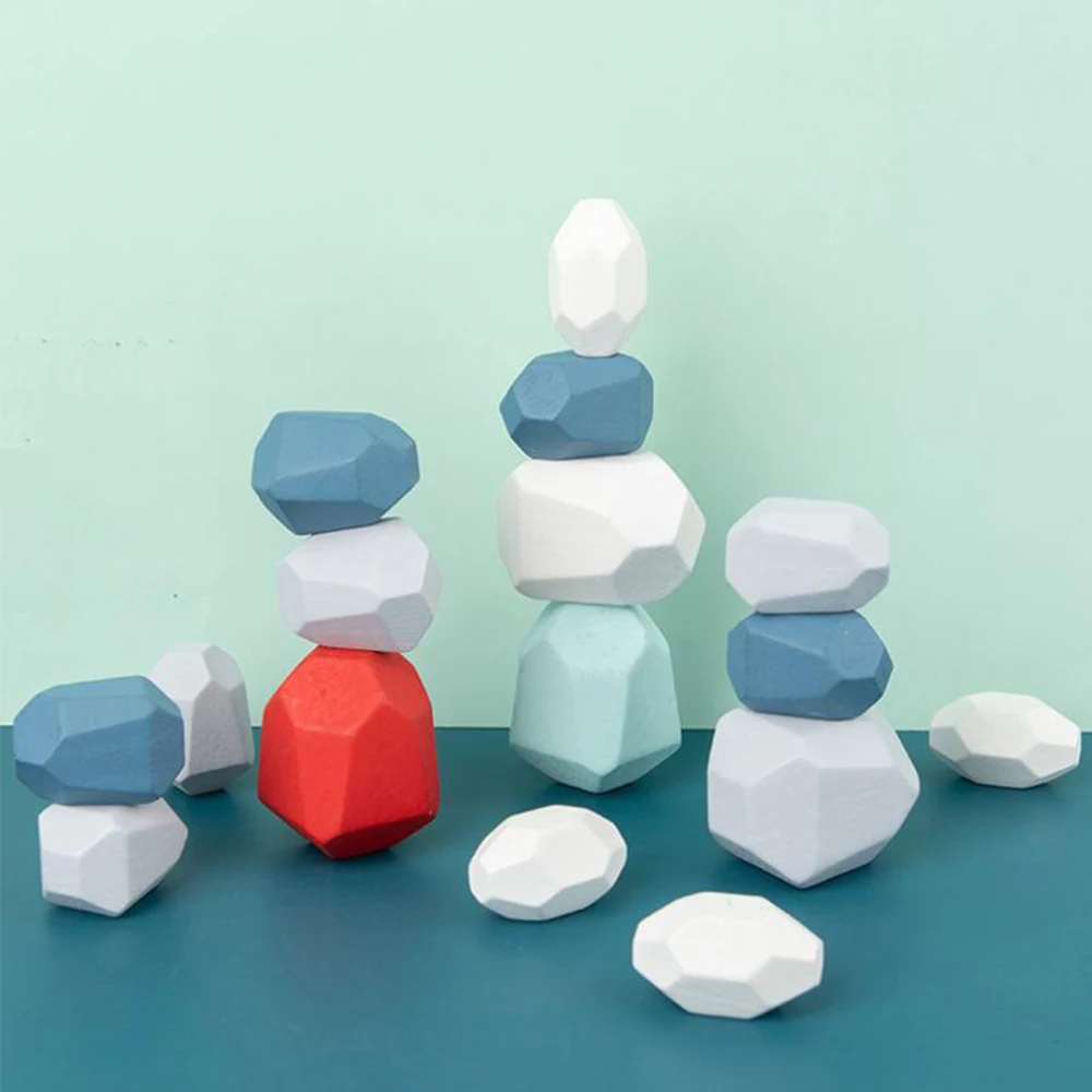Wood Balancing Stacked Stones Baby Building Block Jenga Block Colored Stone Wooden Toys Educational Creative Toy Dropshipping
Wood Balancing Stacked Stones Baby Building Block Jenga Block Colored Stone Wooden Toys Educational Creative Toy Dropshipping