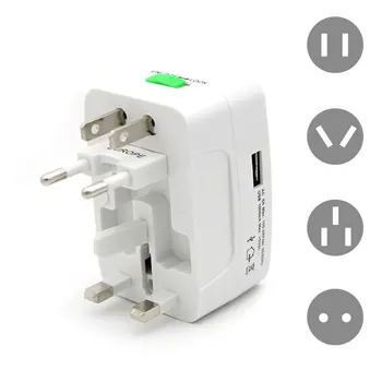 Electric Plug Power Socket Adapter International Travel Adapter Universal Travel Socket USB Power Charger Converter EU UK US AU
Electric Plug Power Socket Adapter International Travel Adapter Universal Travel Socket USB Power Charger Converter EU UK US AU
