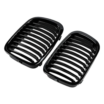 1 Pair Grille Grill Gloss Black Pre-Facelift for E46 4D 3 Series 98-01
1 Pair Grille Grill Gloss Black Pre-Facelift for E46 4D 3 Series 98-01