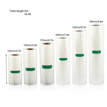 Household Kitchen Food Fresh Keeping Vacuum Storage Bags For Vacuum Sealer Vacuum Packaging Packer for Food 12/15/20/25cm*500cm
Household Kitchen Food Fresh Keeping Vacuum Storage Bags For Vacuum Sealer Vacuum Packaging Packer for Food 12/15/20/25cm*500cm