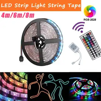 DC12V SMD3528 LED Strip light with Remote 60LEDs/m RGB Flexible LED light Tape for HDTV TV Desktop Screen Backlight 4m/6m/8m
DC12V SMD3528 LED Strip light with Remote 60LEDs/m RGB Flexible LED light Tape for HDTV TV Desktop Screen Backlight 4m/6m/8m