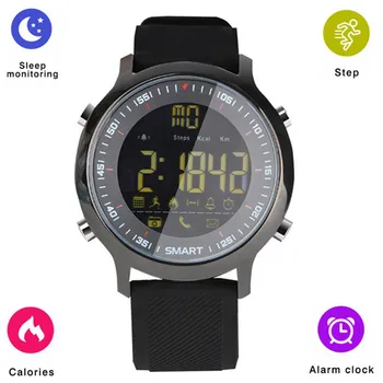 

EX18 Smart Watch IP67 Waterproof Support Call and SMS Alert Pedometer Sports Fitness Activities Tracker Wristwatch Smartwatch