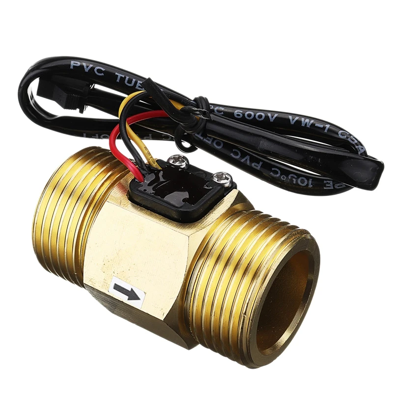 Dc5V G1 Dn25 Copper Water Flow Sensor Hall Effect Pulse Output 4-45L/Min Liquid Switch Flowmeter
Dc5V G1 Dn25 Copper Water Flow Sensor Hall Effect Pulse Output 4-45L/Min Liquid Switch Flowmeter