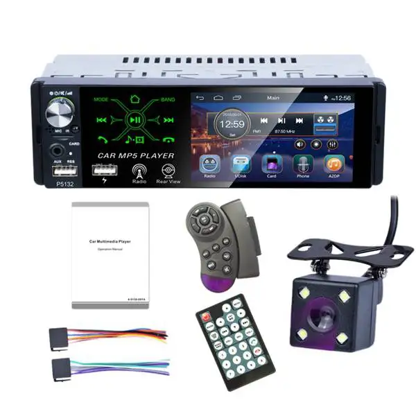 Car Radio Car MP5 Video Player 1 Din Contact Screen 4.1 Inch Contact Screen Bluetooth FM / AM / RDS AUX TF USB Remote Control wi
Car Radio Car MP5 Video Player 1 Din Contact Screen 4.1 Inch Contact Screen Bluetooth FM / AM / RDS AUX TF USB Remote Control wi