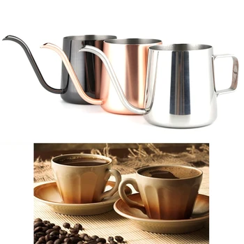 250Ml/350ML Stainless Steel Long Narrow Spout Coffee Pot Gooseneck Kettle Hand Drip Kettle Pour Over Coffee And Tea Pot
250Ml/350ML Stainless Steel Long Narrow Spout Coffee Pot Gooseneck Kettle Hand Drip Kettle Pour Over Coffee And Tea Pot
