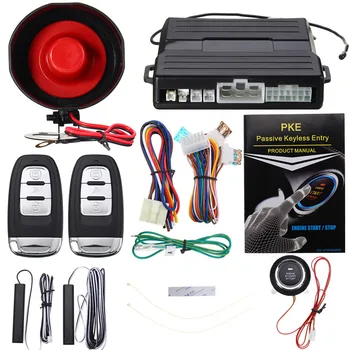 Hopping Code PKE Car Passive Keyless Entry Security Alarm System Anti-theft Device with Remote Control Engine Push Start Button
Hopping Code PKE Car Passive Keyless Entry Security Alarm System Anti-theft Device with Remote Control Engine Push Start Button