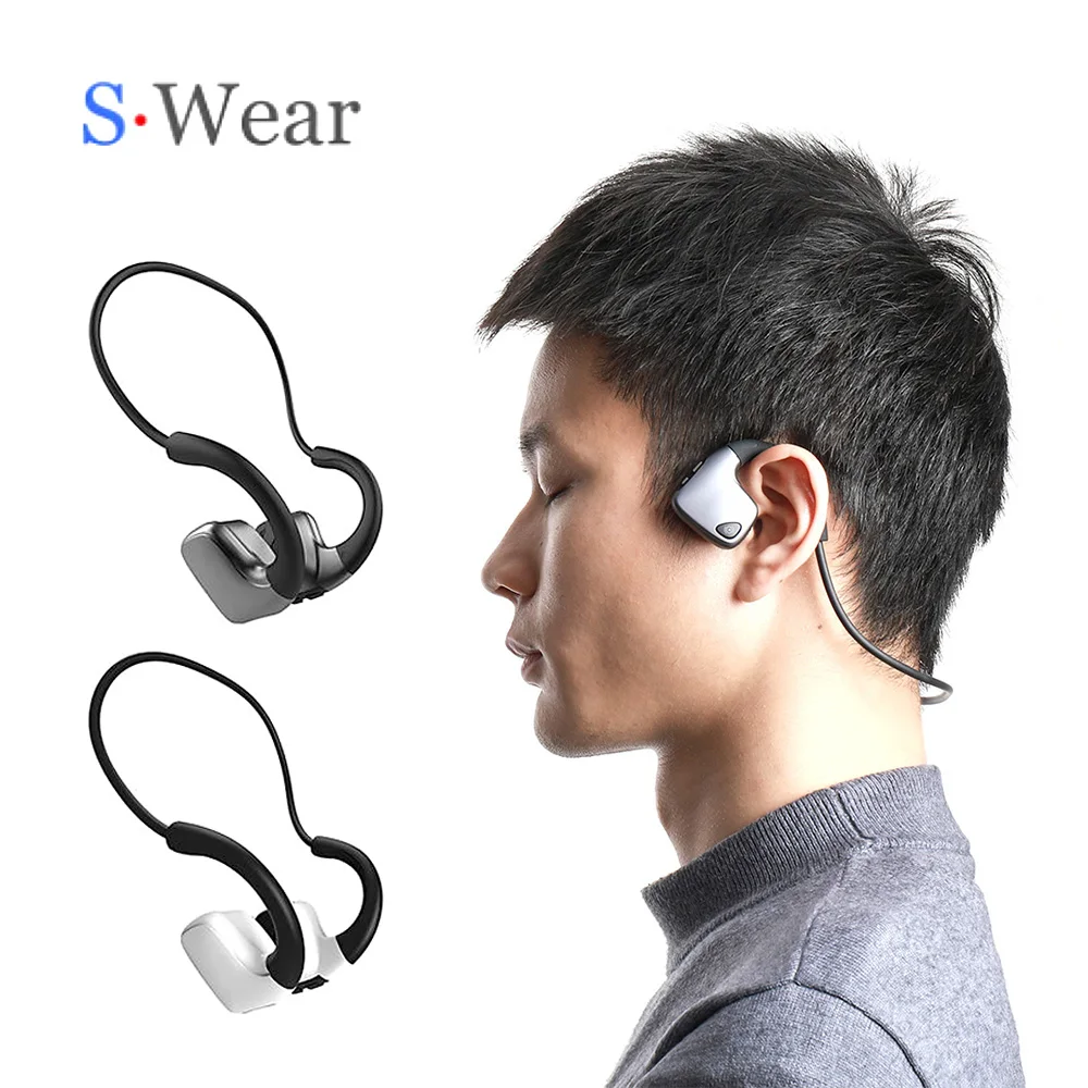 Гарнитура S.Wear R9 с костной проводимостью Bluetooth 5 0 беспроводные наушники