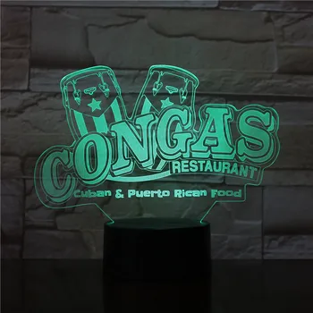 3D Lamp Congas Restaurant Lovely Present for Children Touch Sensor for Living Room Decoration Atmosphere Led Night Light Lamp
3D Lamp Congas Restaurant Lovely Present for Children Touch Sensor for Living Room Decoration Atmosphere Led Night Light Lamp