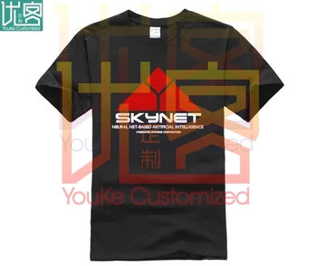Skynet Cyberdyne Systems Terminator Men's T-Shirt Hip-Hop Simple Splicing Tee Tops Shirt Fashion Classic T Shirt 
Skynet Cyberdyne Systems Terminator Men's T-Shirt Hip-Hop Simple Splicing Tee Tops Shirt Fashion Classic T Shirt