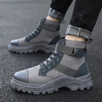 Winter shoes men's winter boots Martin boots high-top canvas shoes cold warm wear-resistant comfortable shoes men's casual shoes 
Winter shoes men's winter boots Martin boots high-top canvas shoes cold warm wear-resistant comfortable shoes men's casual shoes